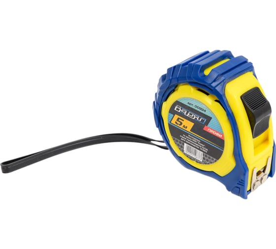 Изображение товара Рулетка ВАРЯГ 5м х 19мм, Профи, 2 фиксатора (6/120) 00924