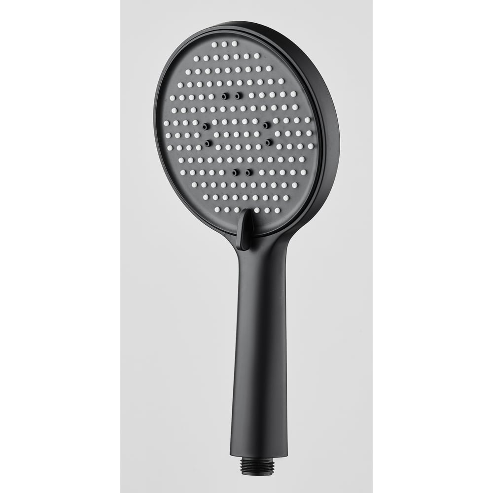 Изображение товара Лейка для душа SPLENKA 3 режима черная матовая диаметр 125 мм