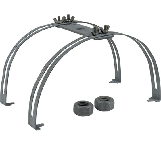 Изображение товара Держатель молниеприемника EKF PROxima 1-2 метра, на круглый конек, двойной  lp-04002
