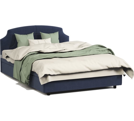 Изображение товара Кровать полутороспальная Шарм с подъемным механизмом, 120, велюр Ультра миднайт 170523959