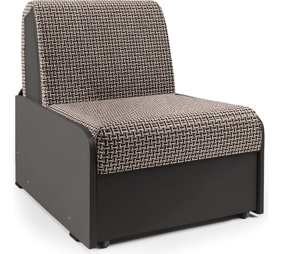 Изображение товара Кресло-кровать Шарм Коломбо БП 80 Корфу коричневый и экокожа шоколад 170522233