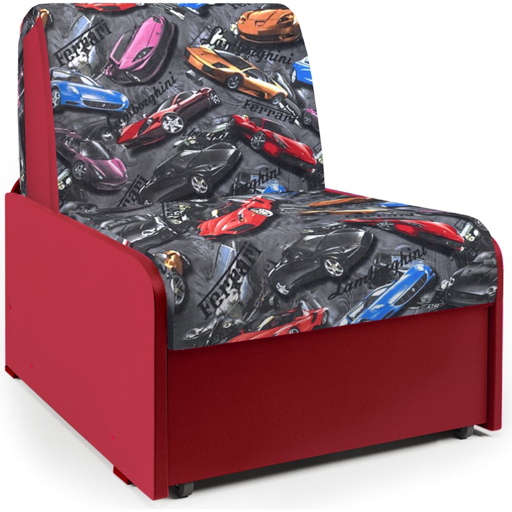 Изображение товара Кресло-кровать Шарм Коломбо БП 90 красный современный механизм аккордеон