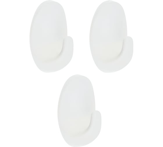 Изображение товара Крючки самоклеящиеся на блистере VETTA 3 шт. WF-201-1 440-022