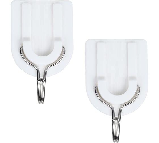 Изображение товара Крючки самоклеящиеся в пакете VETTA 2 шт. WF-312 440-120