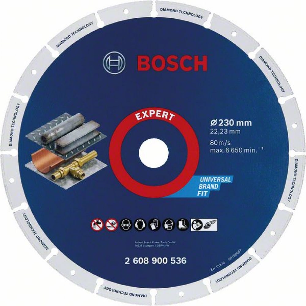 фото Алмазный диск по металлу bosch