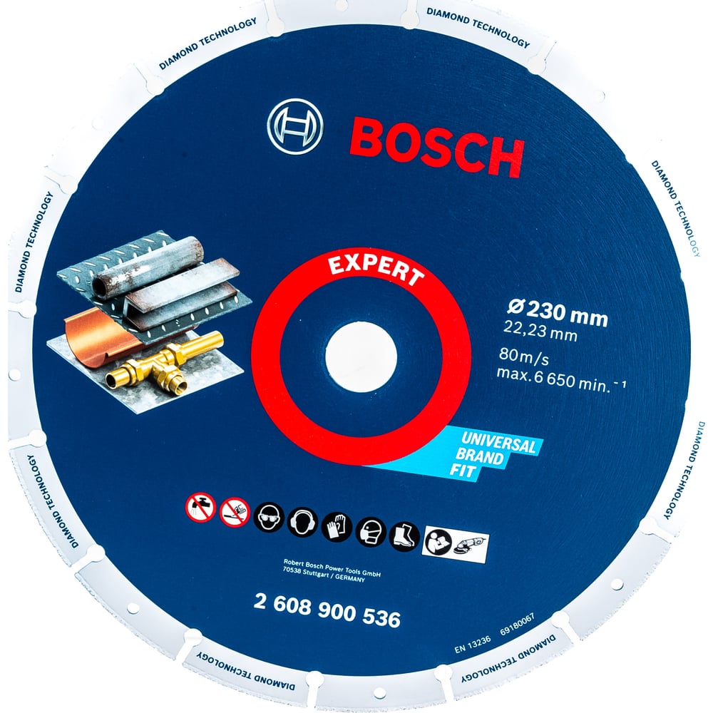 фото Алмазный диск по металлу bosch