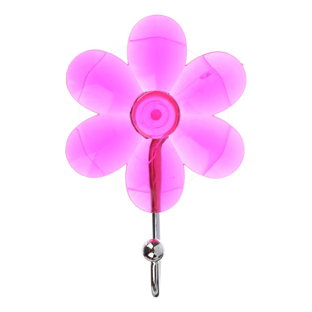 Изображение товара Крючок на присоске VETTA Прозрачный цветной 440-015