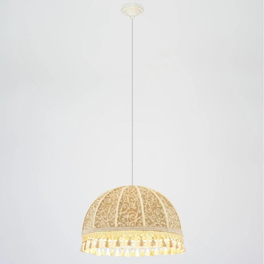 Изображение товара Подвесной светильник Citilux Базель CL407025 с Abby-м тканевым абажуром