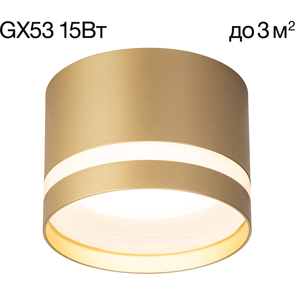 Изображение товара Накладной светильник Citilux Hardy Золото G53 IP20 современный стиль
