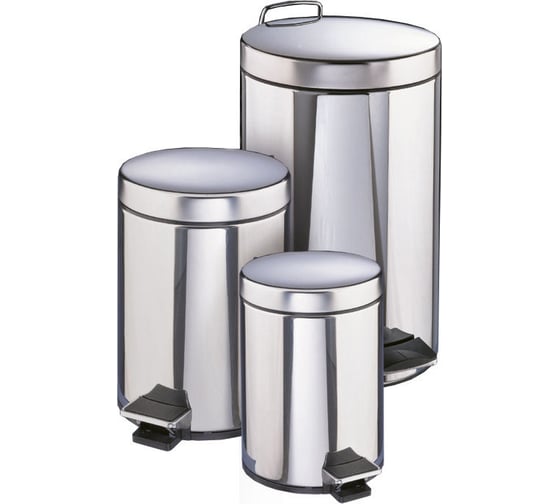 Изображение товара Мусорная корзина Filmop нержавеющая сталь 5830