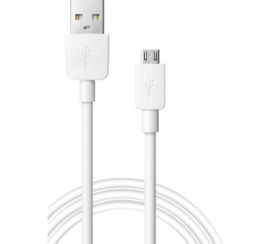 Изображение товара USB-кабель DEFENDER USB08-01M AM-microBM, белый, 1m, пакет 87497