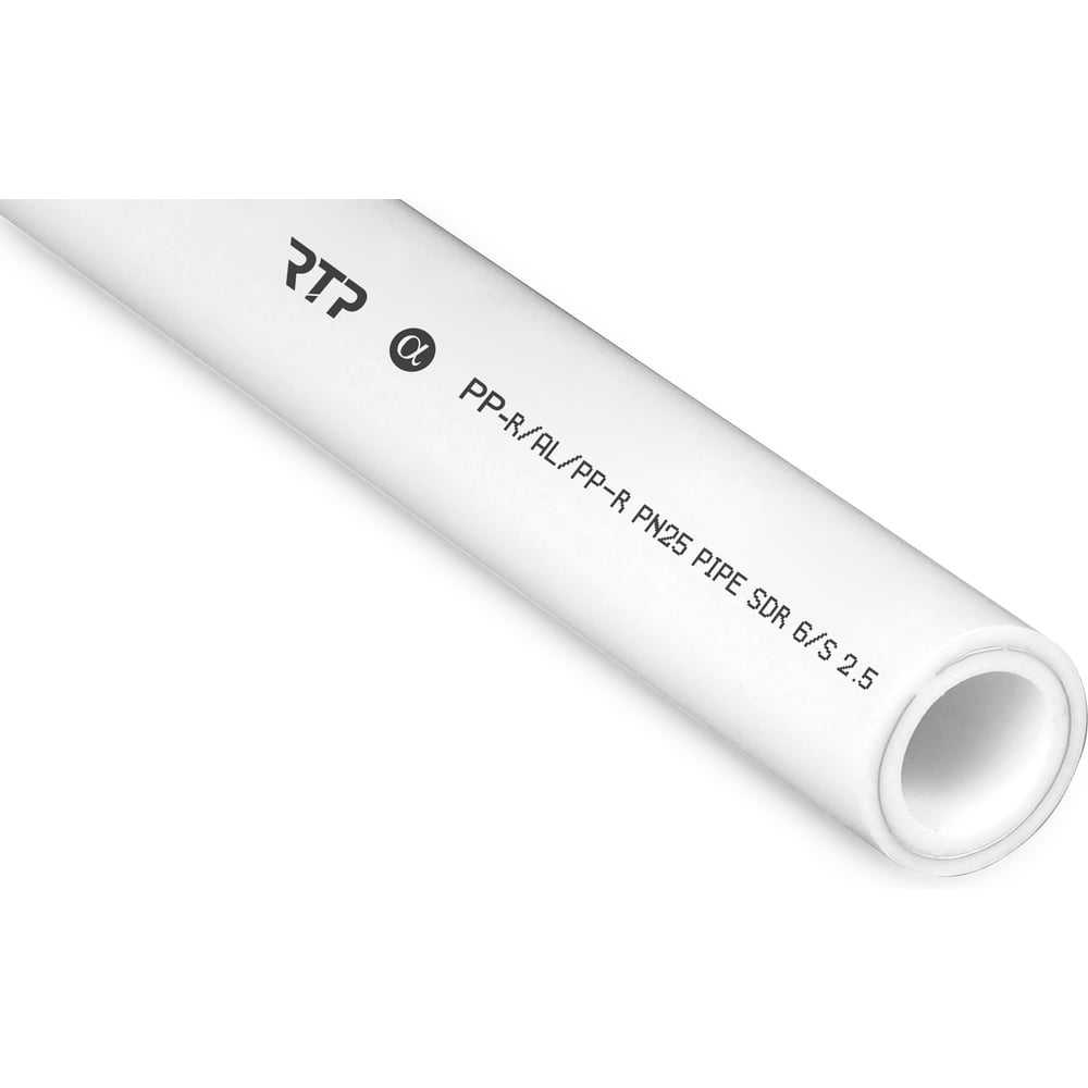Изображение товара Армированная труба RTP PN25 SDR 6 D 20x3.4 мм 4 метра для водоснабжения