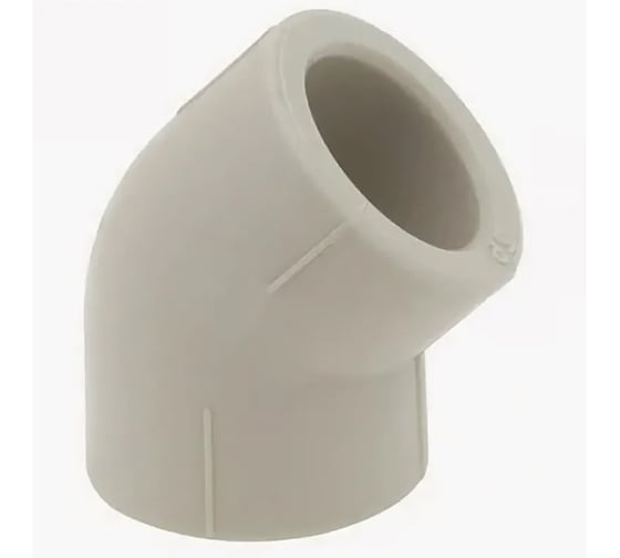 Изображение товара Угольник RTP PN25 45 градусов, внутр внутр D63 мм, серая 11028