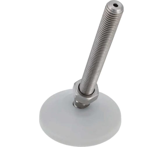 Изображение товара Регулируемая опора серая Алтервиа M14x125 до 900 кг нержавеющая сталь, упаковка 4 штуки A00021.2208014125.4
