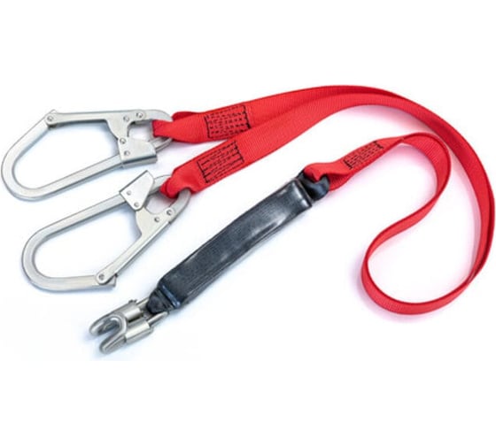 Изображение товара Строп Ада МОЛОТ двуплечевой (двойной) из полиамидной ленты с двумя карабинами 2К1-50 и Кбс Строп Ада 2К1-50 и Кбс