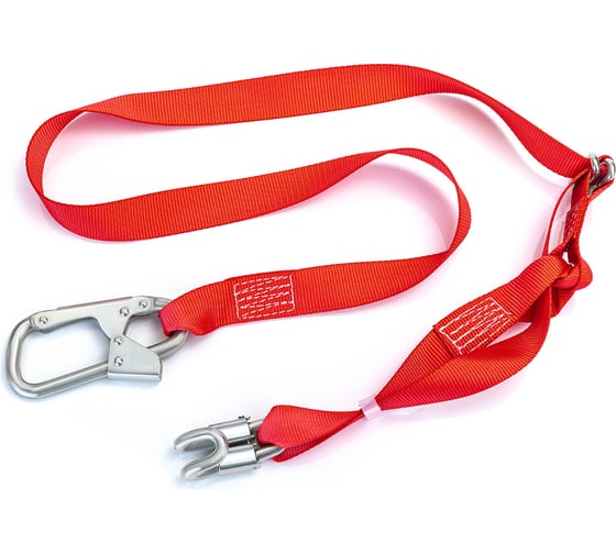 Изображение товара Строп А МОЛОТ из полиамидной ленты регулируемый с карабинами К1 и Кбс Строп А рег. К1 и Кбс