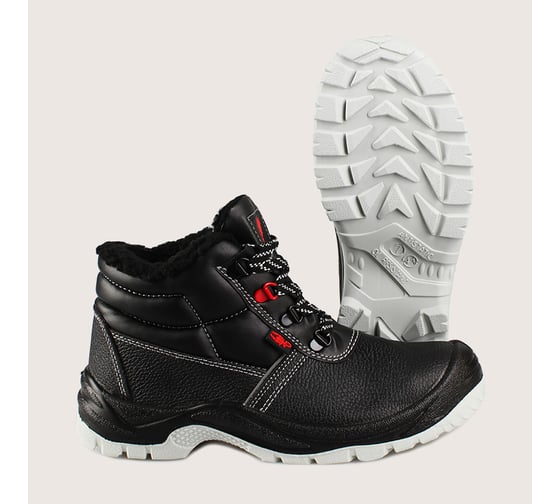 Изображение товара Зимние ботинки рабочие Скорпион Зима искусственный мех, черные, арт. 1201.1, размер 39 1201.1.39