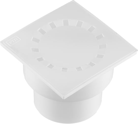 Изображение товара Вертикальный трап RTP с сухим затвором с поплавком белый D 110, 150х150 36585