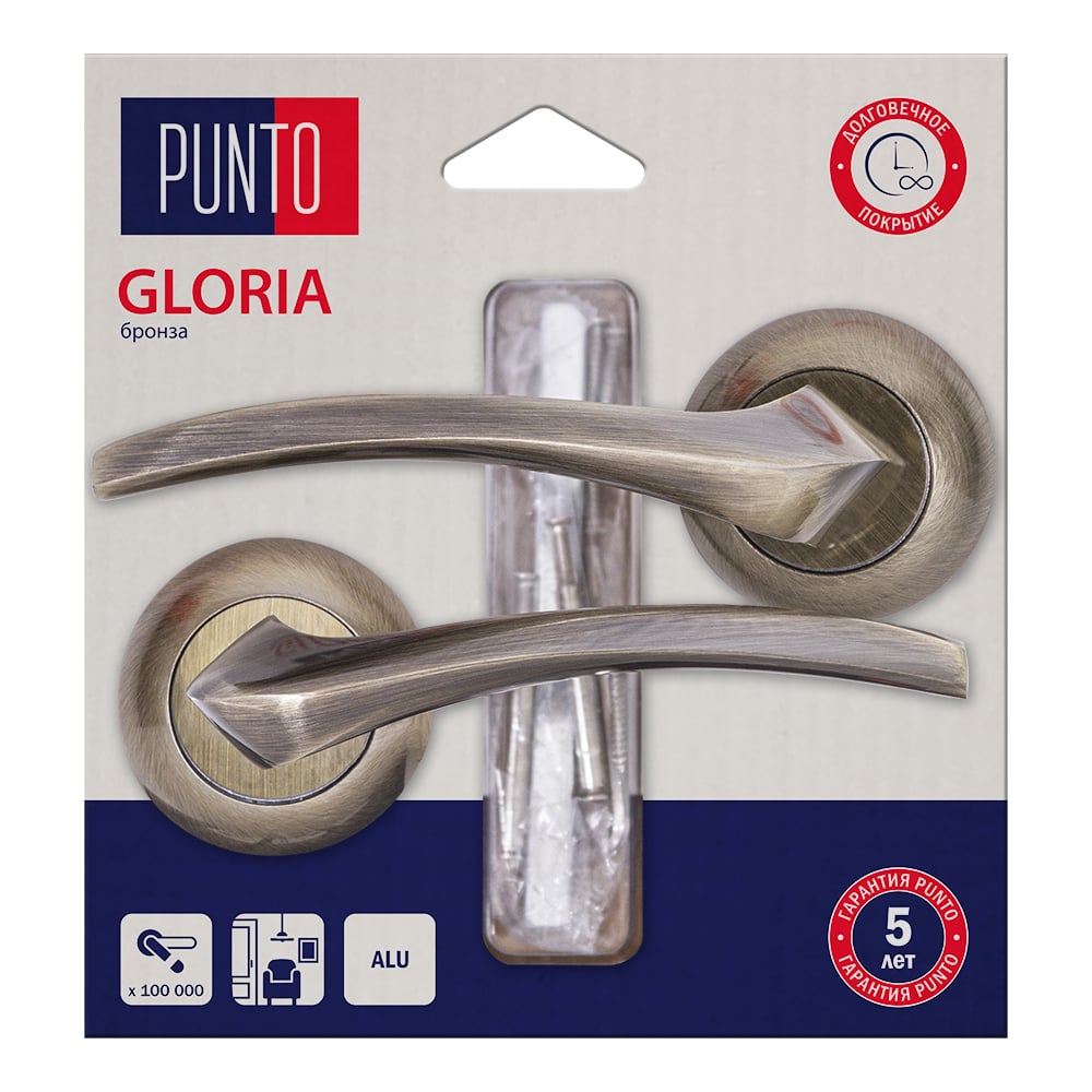 Изображение товара Ручка раздельная PUNTO LM/A R.TL54.GLORIA/HD ABG-6 бронза 45573