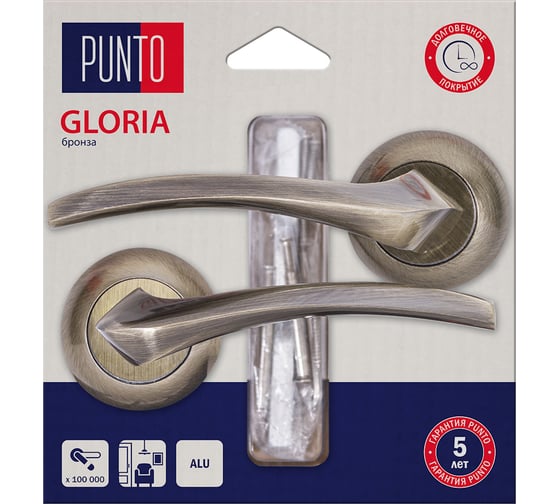 Изображение товара Ручка раздельная PUNTO LM/A R.TL54.GLORIA/HD ABG-6 бронза 45573