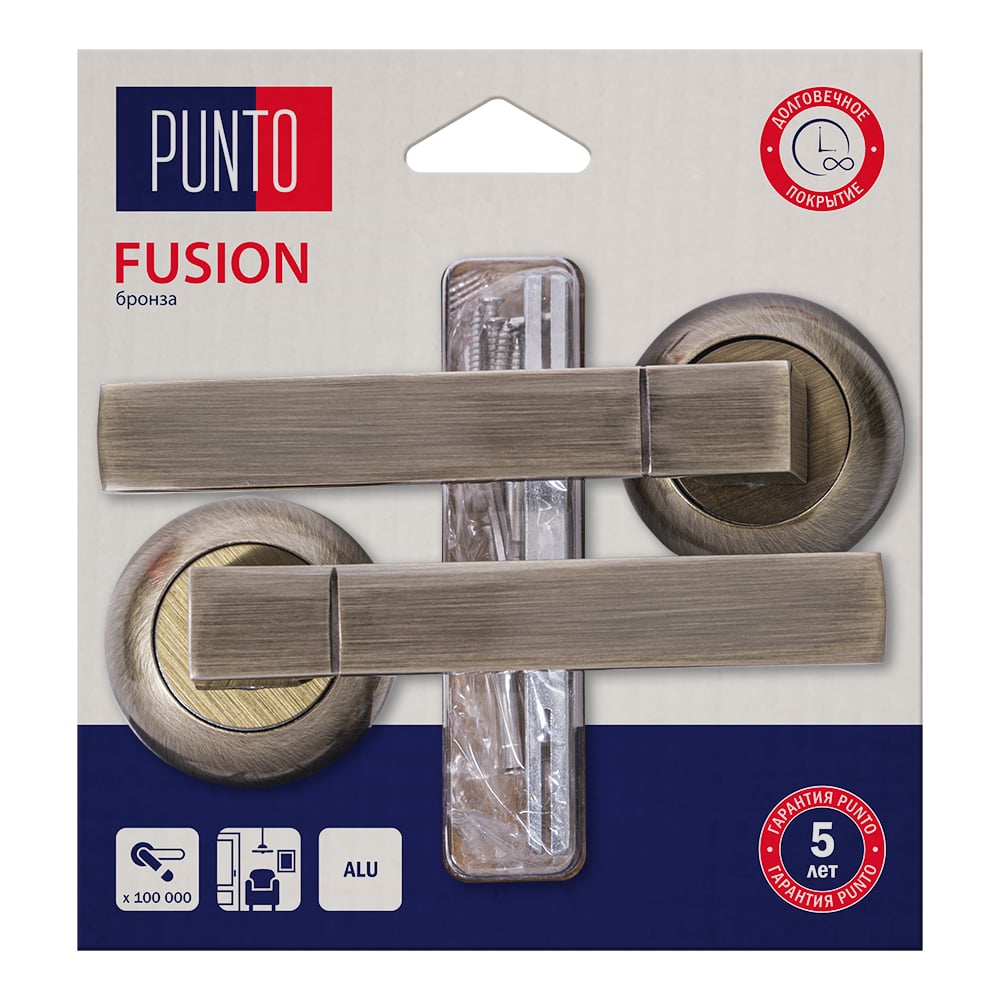 Изображение товара Ручка раздельная PUNTO LM/A R.TL54.FUSION/HD ABG-6 бронза