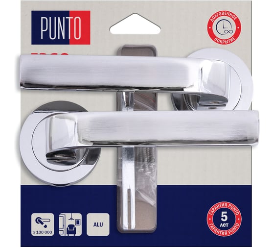 Изображение товара Ручка раздельная PUNTO LM/A R.TLK52.EVO/HD CP-8 хром 45567