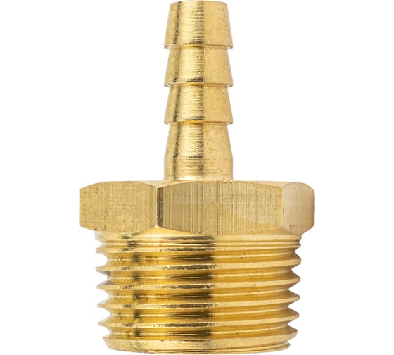 Изображение товара Штуцер пневматический наруж. резьба 1/2"- елочка 6 мм Partner PA-MH08/04(9237)