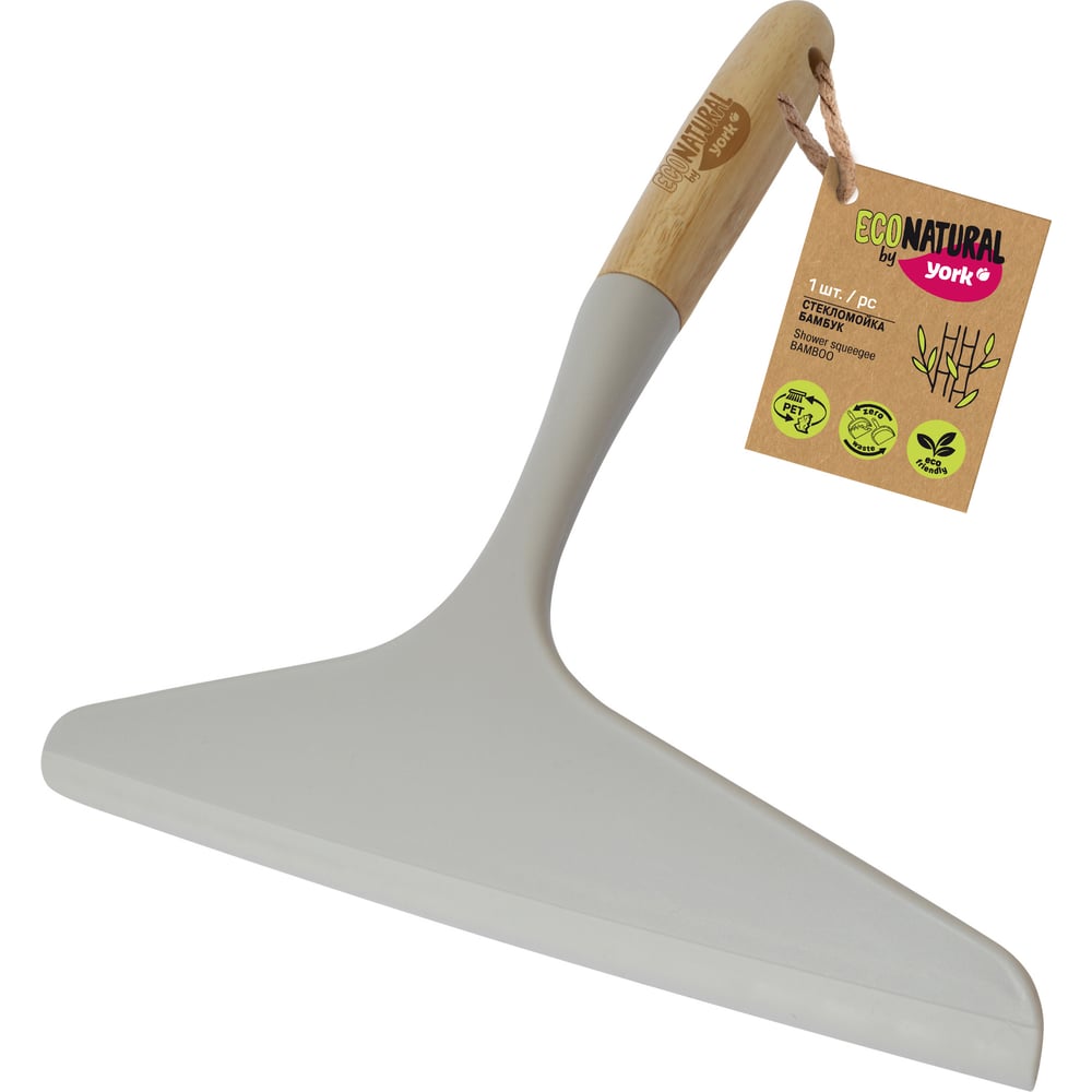 Изображение товара Стекломойка YORK БАМБУК ЭКО Натурал 084340 для надежной уборки