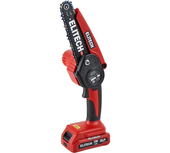 Изображение товара Пила цепная аккумуляторная Elitech ПА 206К (E1611.018.00) ДМ 205459