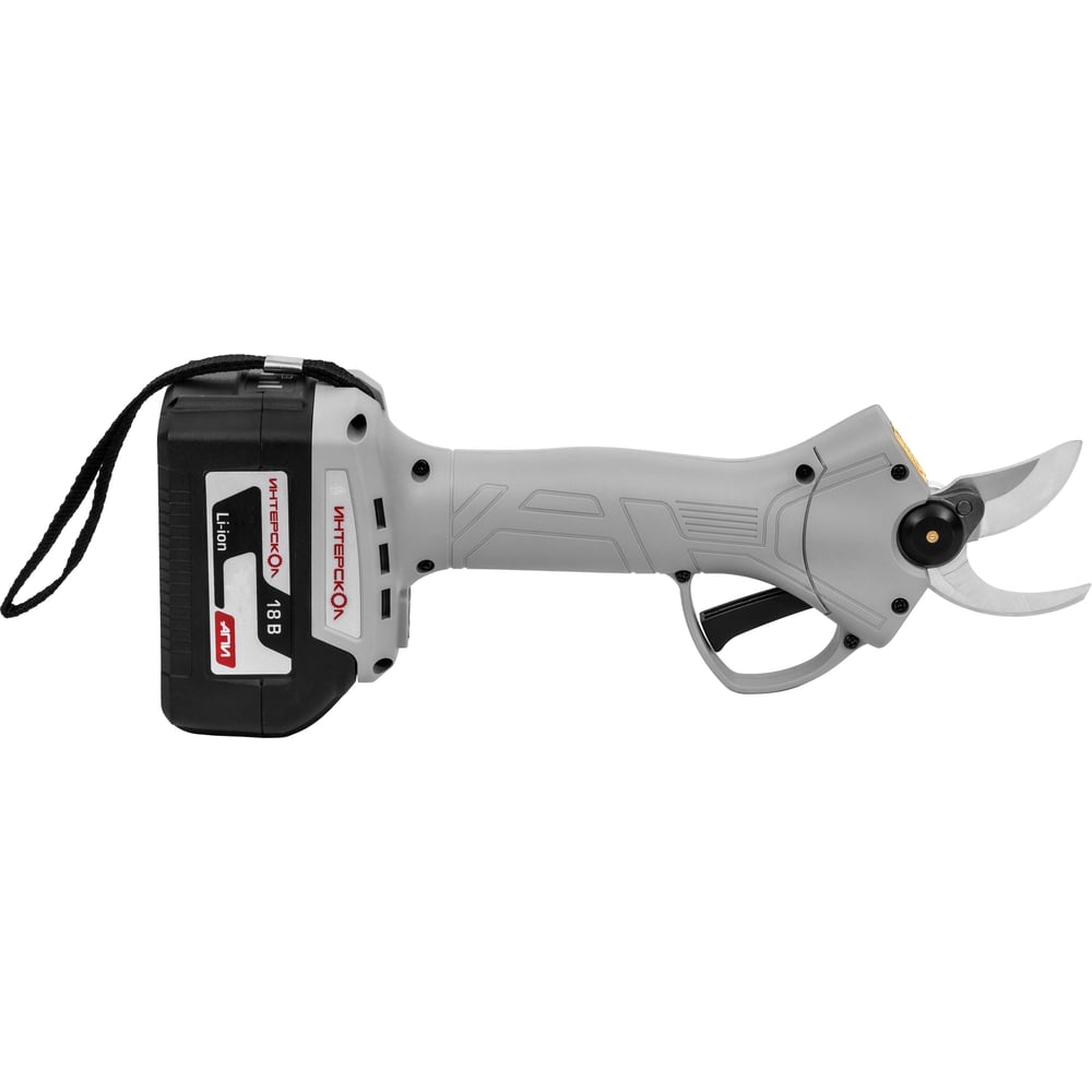 Изображение товара Электрический секатор Интерскол СА-30/18В бесщеточный аккумулятор кейс 1 аккум 2 Ач