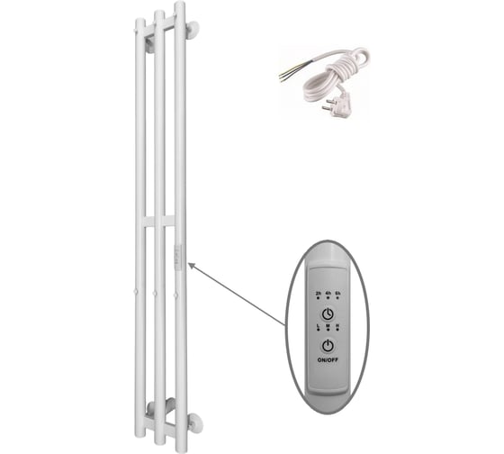 Изображение товара Полотенцесушитель ALTASAN Арго 120x17, белый матовый Арго12017БМ