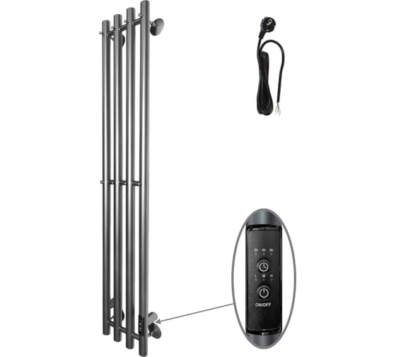 Изображение товара Полотенцесушитель ALTASAN Арго 120x21, графит Арго12021Г