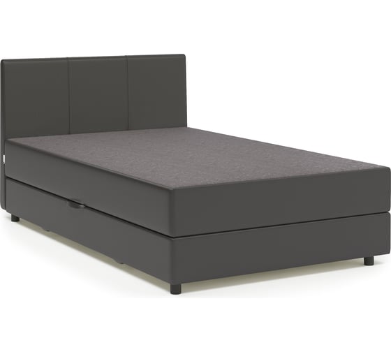 Изображение товара Тахта Шарм Классика 120, рогожка латте и экокожа шоколад 104210558