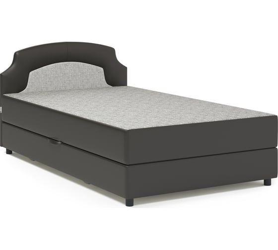 Изображение товара Тахта Шарм 90, экокожа шоколад и серый шенилл 104210607