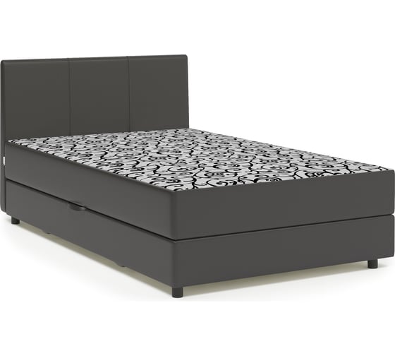 Изображение товара Тахта Шарм Классика 120, экокожа шоколад и узоры 104210555