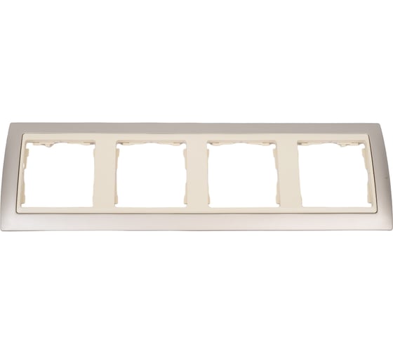 Изображение товара Рамка Simon декоративная, 4 поста, S82, шампань-слоновая кость 82744-34