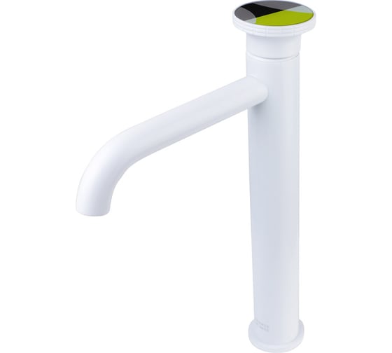 Изображение товара Смеситель высокий на раковину Bronze de Luxe OMG! белый/желтый 9008W-Y