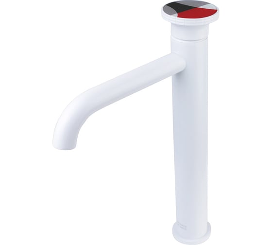 Изображение товара Смеситель высокий на раковину Bronze de Luxe OMG! белый/красный 9008W-R