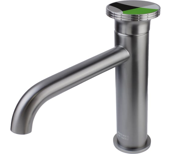 Изображение товара Смеситель на раковину Bronze de Luxe OMG! графит/зеленый 9009GM-G