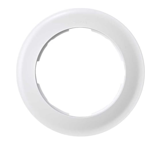 Изображение товара Рамка Simon декоративная, 1 пост, круг в круге, S88, белый 88610-30