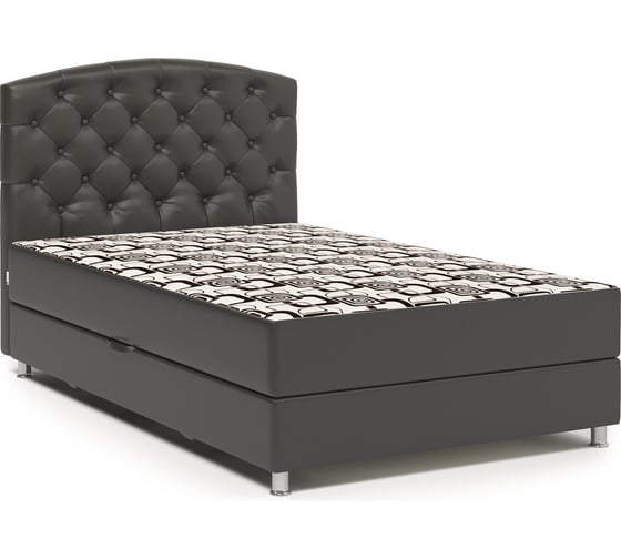 Изображение товара Тахта Шарм Премиум 120, экокожа шоколад и ромб 104210688