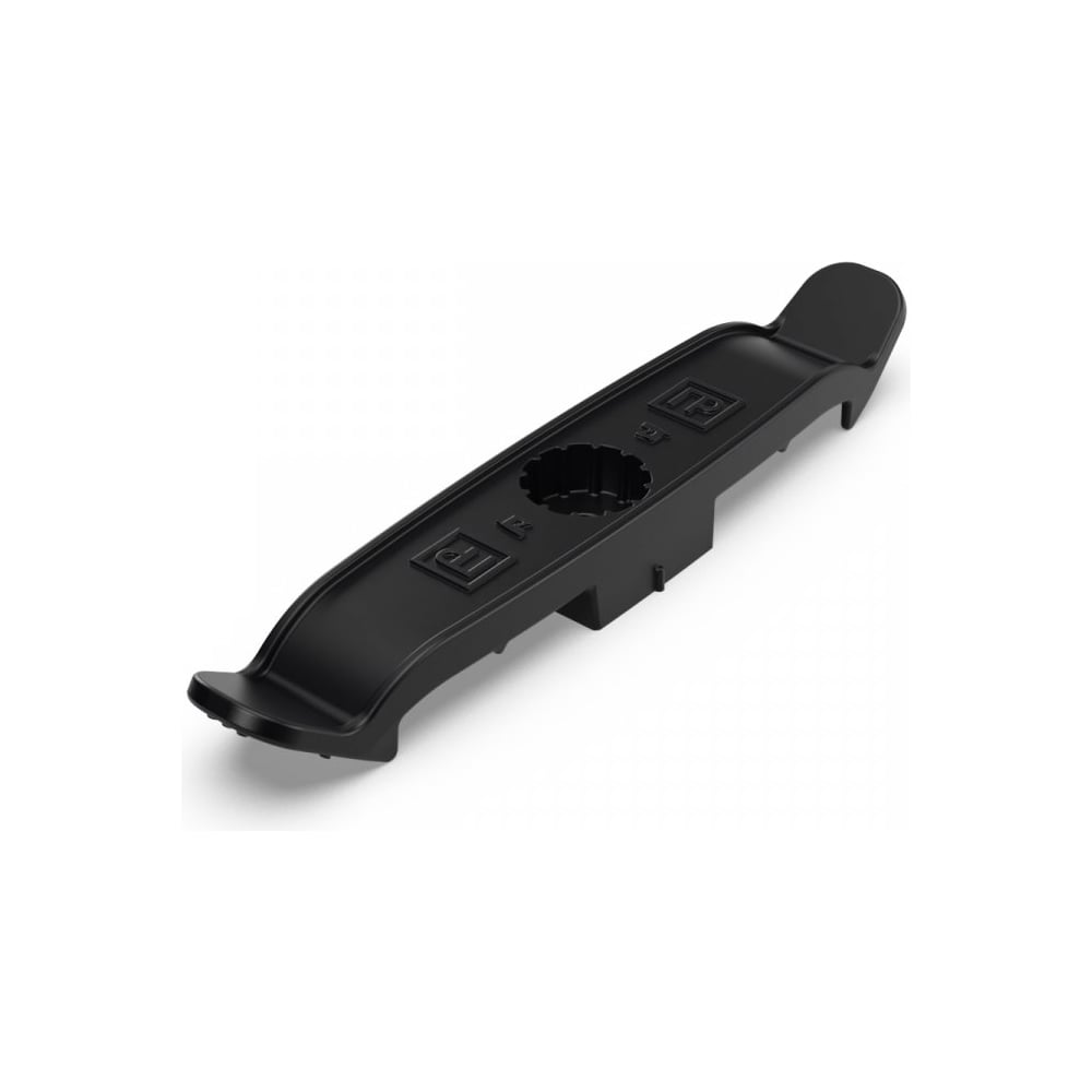 Изображение товара Держатель плоского кабеля Промрукав двусторонний для монтажа 4 места черный 20 шт