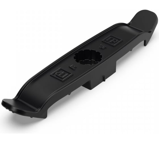 Изображение товара Держатель плоского кабеля Промрукав двусторонний для прямого монтажа на 4 места в гофроящике черный 770 шт. PR13.02698