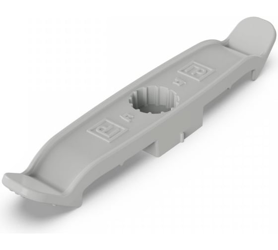 Изображение товара Держатель плоского кабеля Промрукав двусторонний для прямого монтажа на 4 места в гофроящике серый 770 шт. PR13.02699