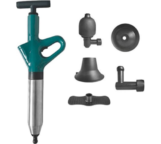 Изображение товара Вантуз-плунжер профессиональный высокого давления SANTRADE бирюзовый SM-HX1290/GN 7631