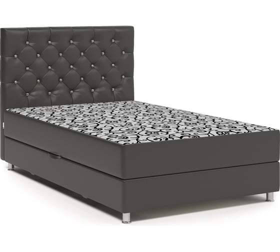 Изображение товара Тахта Шарм эль Люкс 120, экокожа шоколад и узоры 104210762