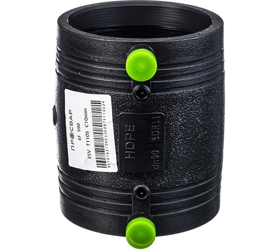 Изображение товара Муфта электросварная ПРОСВАР 90 мм, ПЭ 100, SDR 11 муфта90