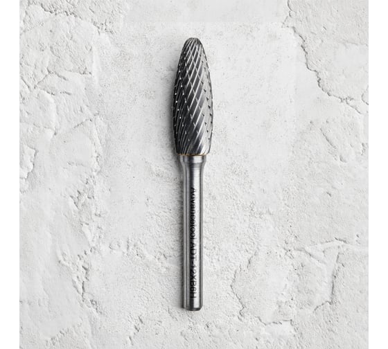 Изображение товара Бор-фреза твердосплавная форма H (пламя) 12x32х72 мм, хв-к 6 мм Advancetool ADT-12XB6H