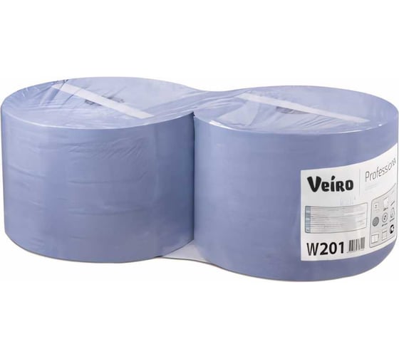 Изображение товара Протирочная бумага VEIRO PROFESSIONAL Comfort комплект 2шт 1000 листов в рулоне 24x35 см 2-слойная  Comfort 127103 22612