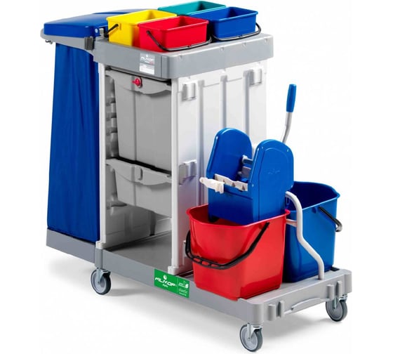 Изображение товара Пластиковая многофункциональная уборочная тележка Filmop 0000MA5108U18